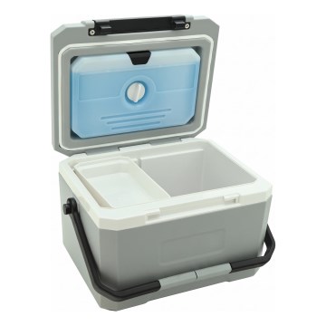 Chladiaci box s chladiacou vložkou 5 l sivý