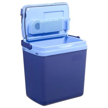 Chladiaci box s displejom 48W/230/12V 25 l modrý