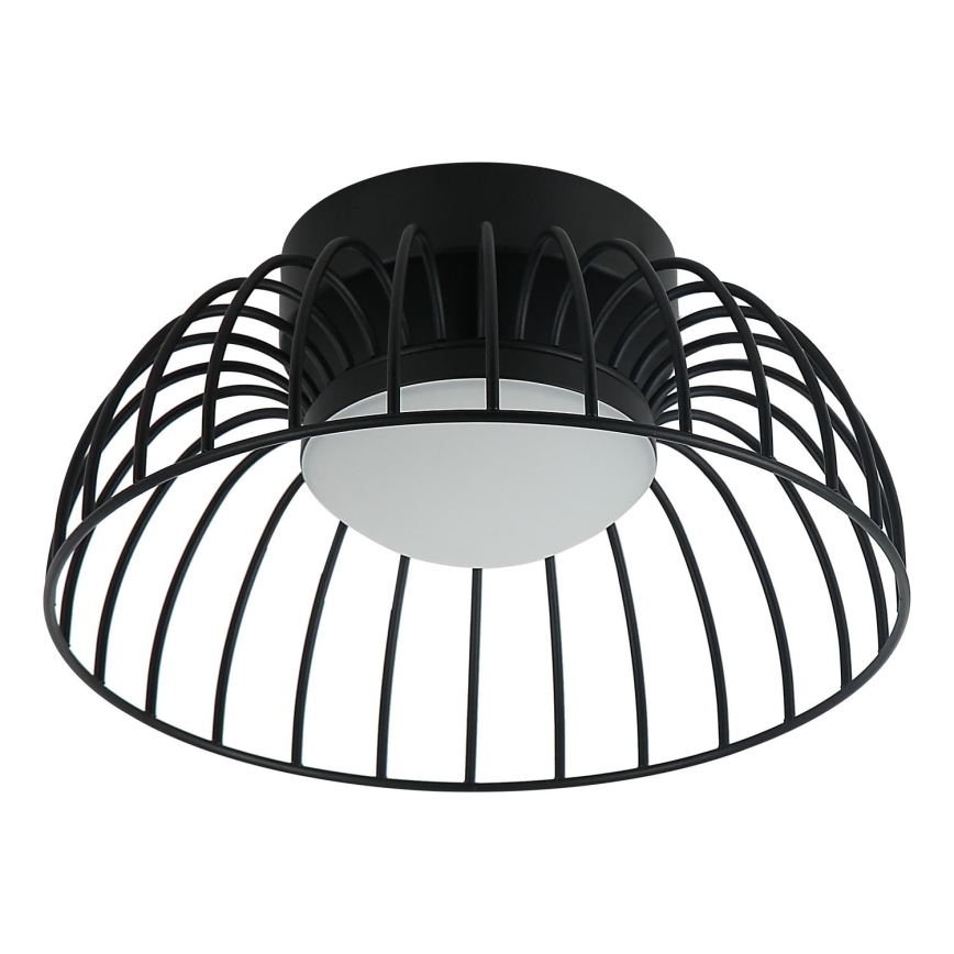 Čierne stropné LED svietidlo BETSY LED/12W/230V pr. 25 cm