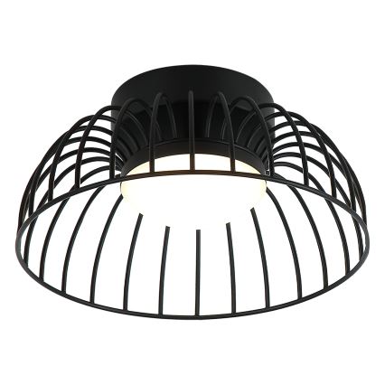 Čierne stropné LED svietidlo BETSY LED/12W/230V pr. 25 cm