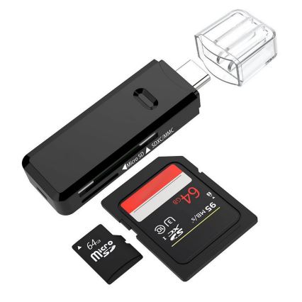 Čítačka kariet MicroSD SDXC MMC s konektorom USB-C