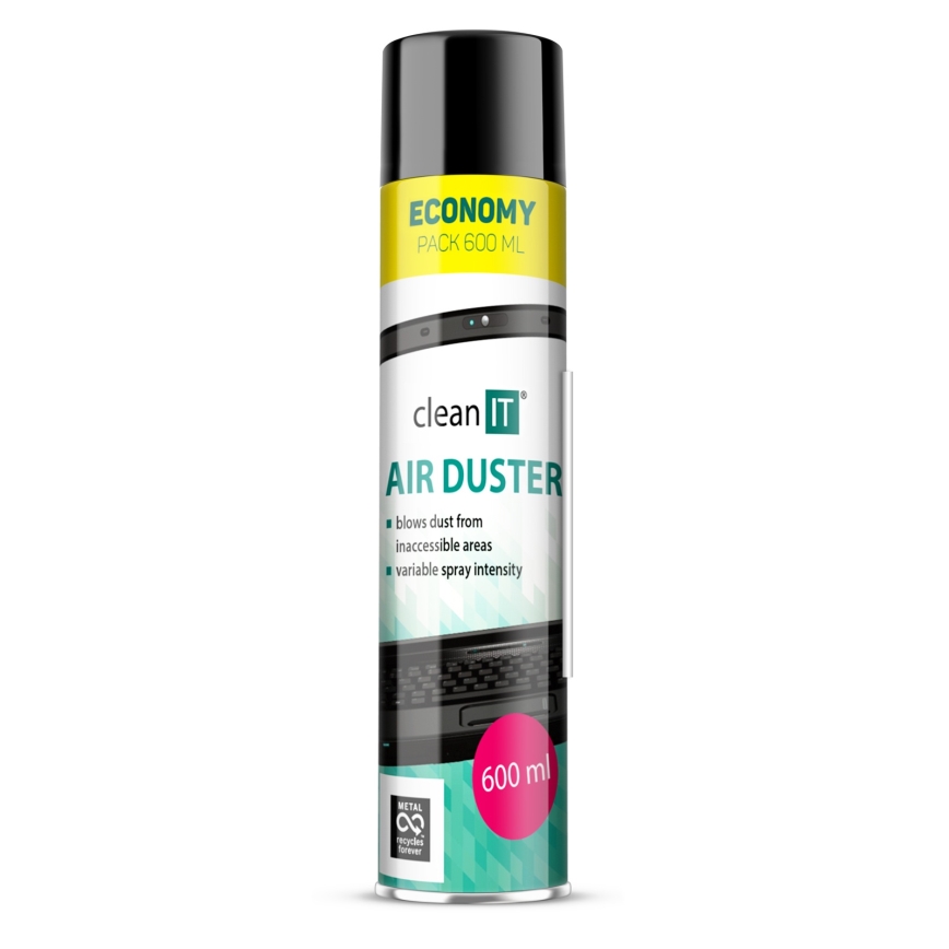 CLEAN IT CL-104 - Stlačený plyn na čistenie elektronických zariadení 600 ml