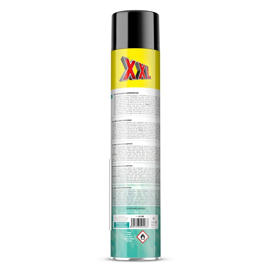 CLEAN IT CL-105 - Stlačený plyn na čistenie elektronických zariadení 750 ml
