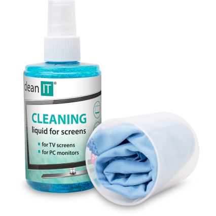 CLEAN IT CL-180 - Čistiaci roztok na displeje s utierkou 200 ml