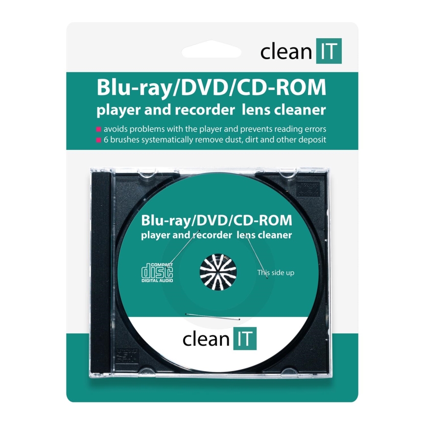 CLEAN IT CL-320 - Čistiace CD pre Blu-ray/DVD/CD-ROM prehrávače