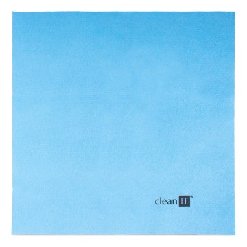 CLEAN IT CL-710 - Čistiaca utierka z mikrovlákna 19x19 cm modrá