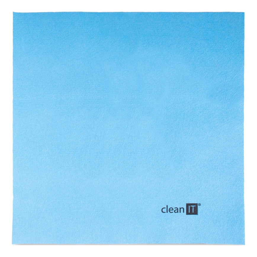 CLEAN IT CL-710 - Čistiaca utierka z mikrovlákna 19x19 cm modrá