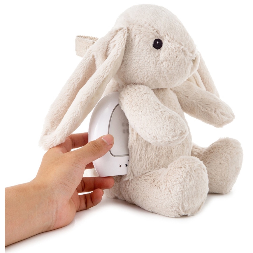 Cloud B - Uspávadlo s melódiou a svetlom králiček + USB