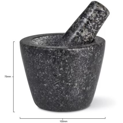 Cole&Mason - Granitový mažiar s tĺčikom GRANITE pr. 10 cm