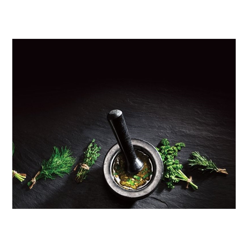 Cole&Mason - Granitový mažiar s tĺčikom GRANITE pr. 18 cm žula/čierna