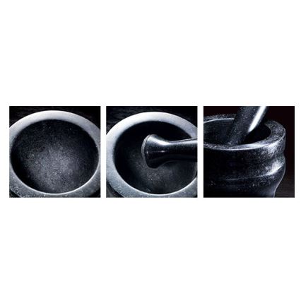 Cole&Mason - Granitový mažiar s tĺčikom GRANITE pr. 18 cm žula/čierna