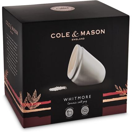 Cole&Mason - Keramická dóza na soľ WHITMORE