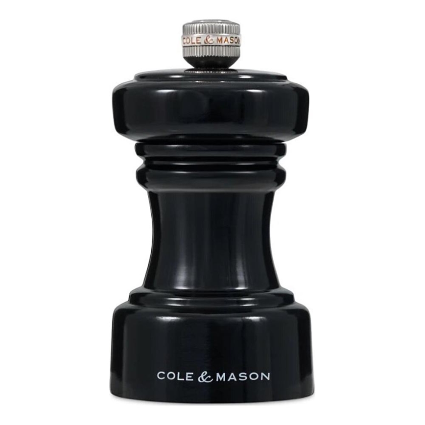 Cole&Mason - Mlynček na soľ HOXTON 10,4 cm buk/lesklá čierna