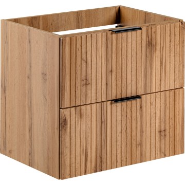 COMAD ADEL OAK 82-60-B-2S - Kúpeľňová skrinka pod umývadlo ADEL 57 x 60,2 cm dub