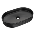 COMAD BEYOND 3 BLACK ( E-6531 ) - Umývadlo na dosku BEYOND 56x36 cm keramika/matná čierna