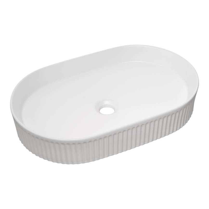 COMAD BEYOND 3 WHITE ( E-6531 ) - Umývadlo na dosku BEYOND 56x36 cm keramika/lesklá biela