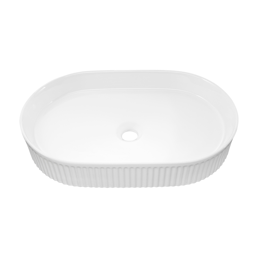 COMAD BEYOND 3 WHITE ( E-6531 ) - Umývadlo na dosku BEYOND 56x36 cm keramika/lesklá biela