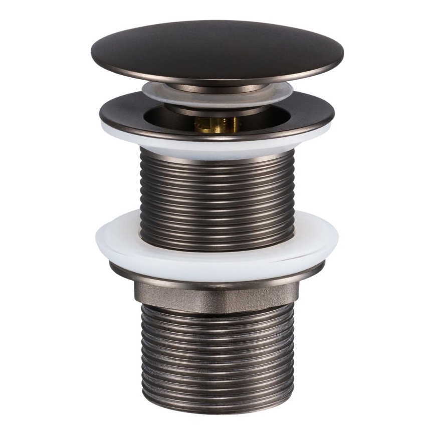COMAD CLICK-CLACK T201GG-3 - Umývadlový výpust CLICK-CLACK pr. 7 cm šedá