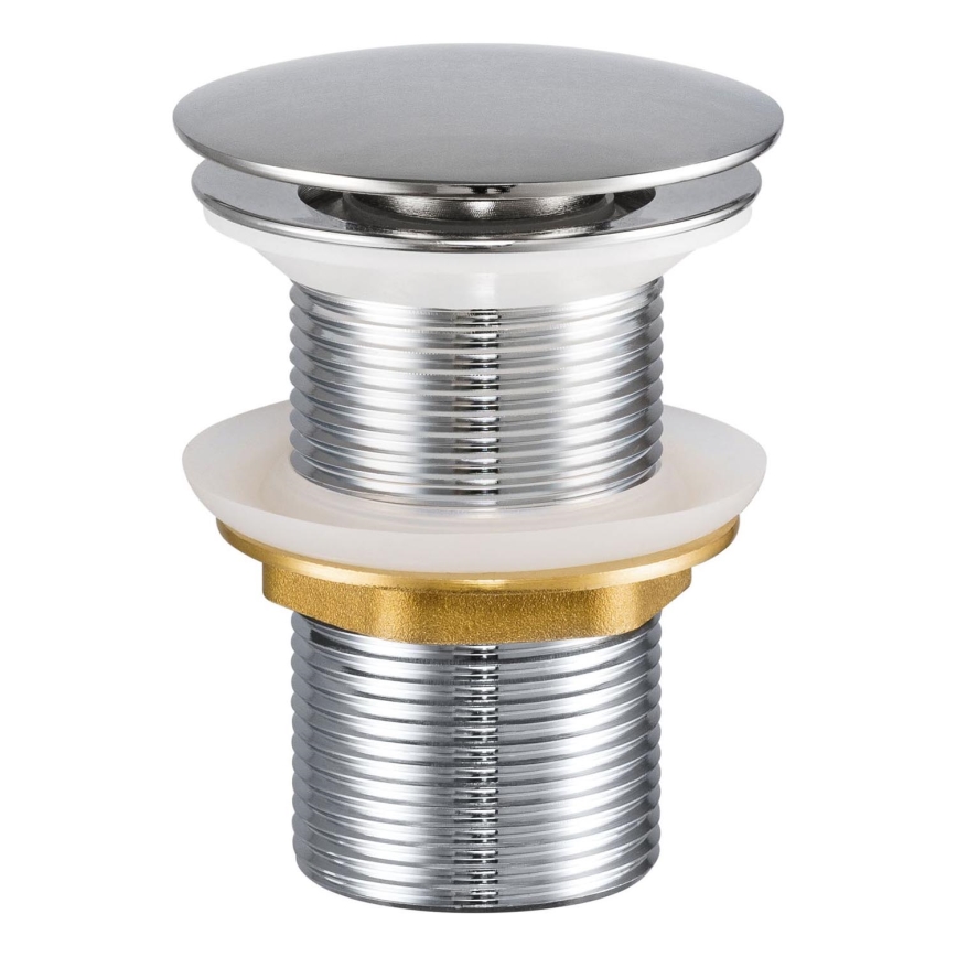 COMAD CLICK-CLACK T201L-3 - Umývadlový výpust CLICK-CLACK pr. 7 cm lesklý chróm