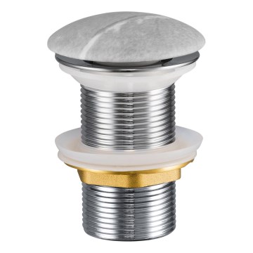 COMAD CLICK-CLACK T201M-H1-3 - Umývadlový výpust CLICK-CLACK pr. 7 cm matná šedá