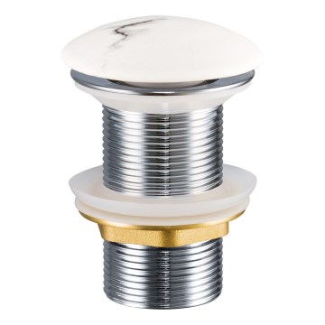 COMAD CLICK-CLACK T201M-W13-3 - Umývadlový výpust CLICK-CLACK pr. 7 cm matná biela