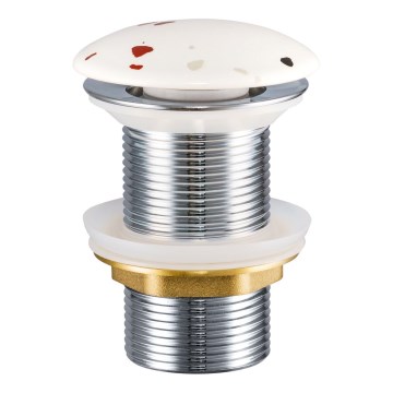 COMAD CLICK-CLACK T201M-W21-3 - Umývadlový výpust CLICK-CLACK pr. 7 cm matné teraco