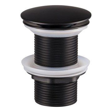 COMAD CLICK-CLACK T201MBG-3 - Umývadlový výpust CLICK-CLACK pr. 7 cm matná čierna
