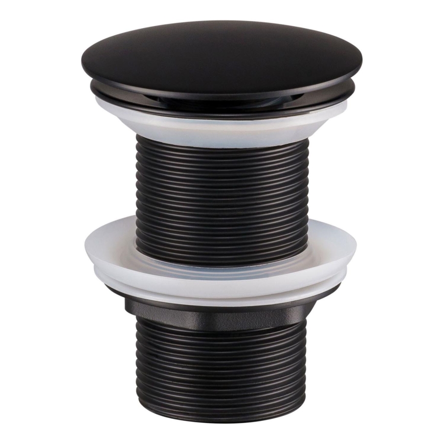 COMAD CLICK-CLACK T201MBG-3 - Umývadlový výpust CLICK-CLACK pr. 7 cm matná čierna