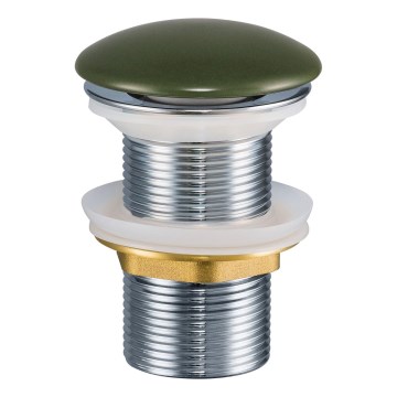 COMAD CLICK-CLACK T201MFG-3 - Umývadlový výpust CLICK-CLACK pr. 7 cm matná zelená