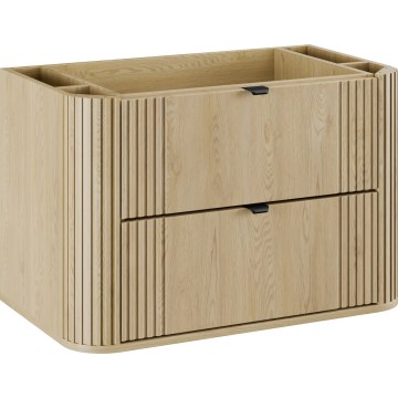 COMAD OVALIA CREMONA 82-80-46-2S - Kúpeľňová skrinka pod umývadlo OVALIA dub