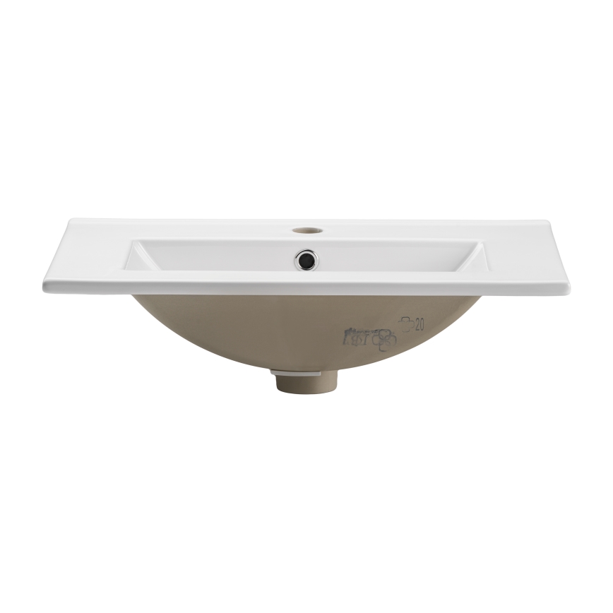 COMAD UM-2060RB DANCE 60-DP - Zapustené umývadlo DANCE 62x40 cm keramika/matná biela