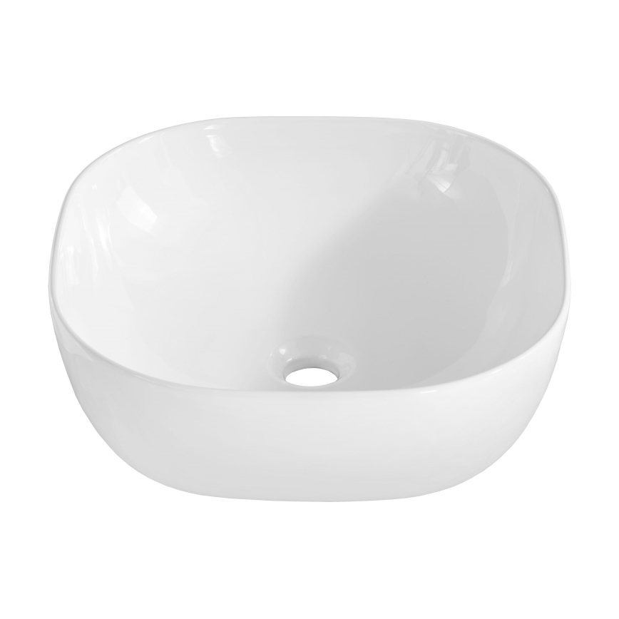 COMAD UM-6252 SMILE 40 DP - Umývadlo na dosku SMILE 41x41 cm keramika/lesklá biela