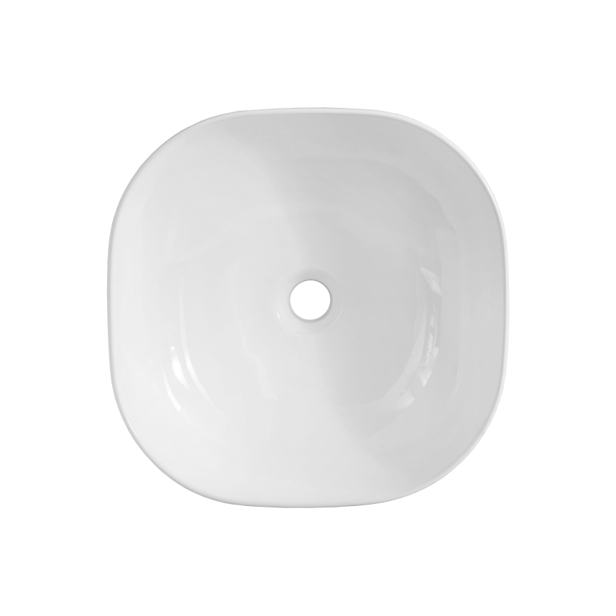 COMAD UM-6252 SMILE 40 DP - Umývadlo na dosku SMILE 41x41 cm keramika/lesklá biela