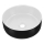 COMAD UM-6259 SIMPLE 8. - Umývadlo na dosku SIMPLE pr. 36 cm keramika/matná biela/matná čierna