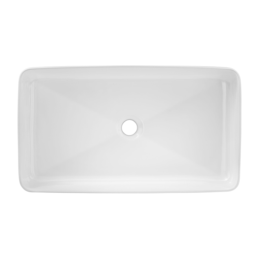 COMAD UM-6275 SLIM 60 WHITE DP - Umývadlo na dosku SLIM 61x34 cm keramika/lesklá biela