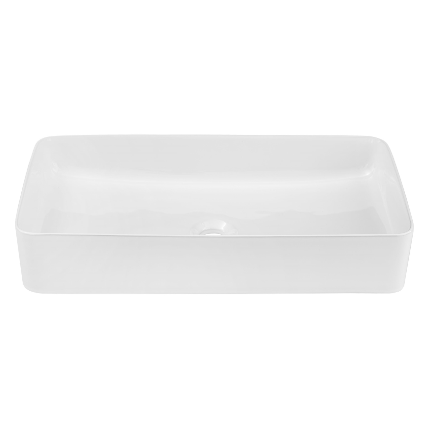 COMAD UM-6275 SLIM 60 WHITE DP - Umývadlo na dosku SLIM 61x34 cm keramika/lesklá biela