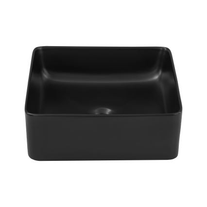 COMAD UM-6276 SLIM 40 BLACK DP - Umývadlo na dosku SLIM 37x37 cm keramika/matná čierna