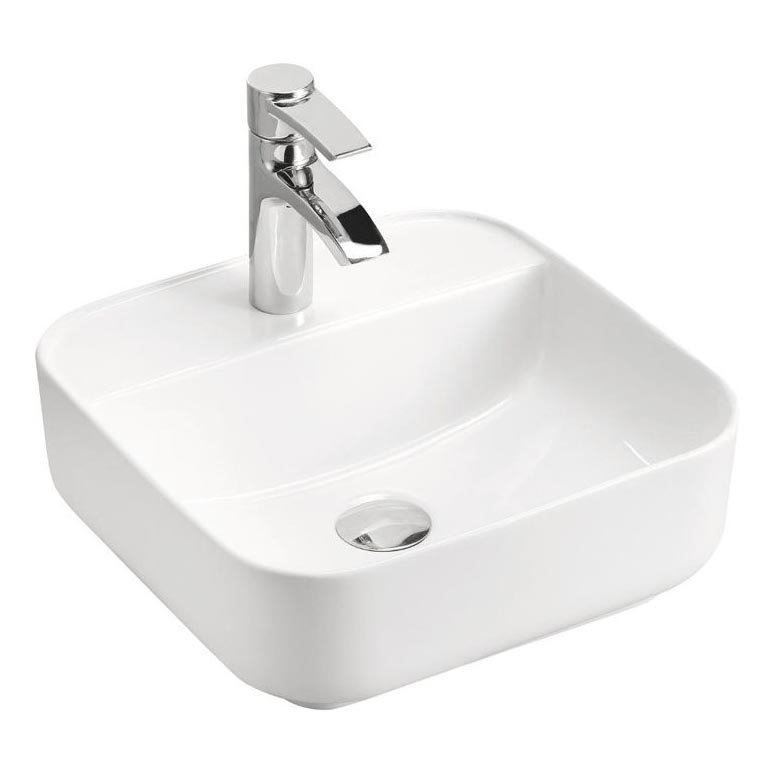 COMAD UM-6288 MAGIC 40 DP - Umývadlo na dosku MAGIC 40x40 cm keramika/lesklá biela