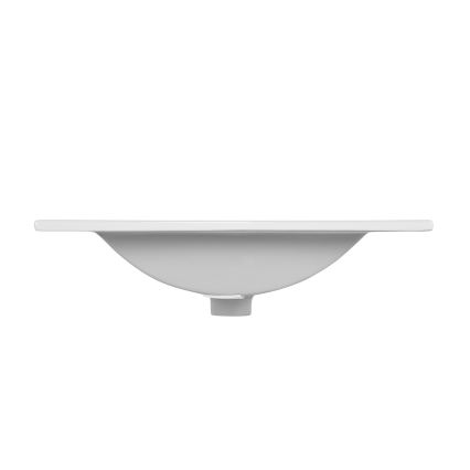 COMAD UM-CFP LAVA 60D - Zápustné umývadlo LAVA 61x46 cm keramika/lesklá biela