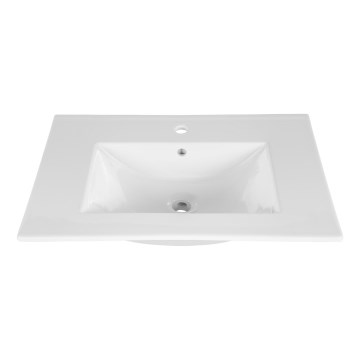 COMAD UM-CFP LAVA 80D - Zapustené umývadlo LAVA 81x46 cm keramika/lesklá biela
