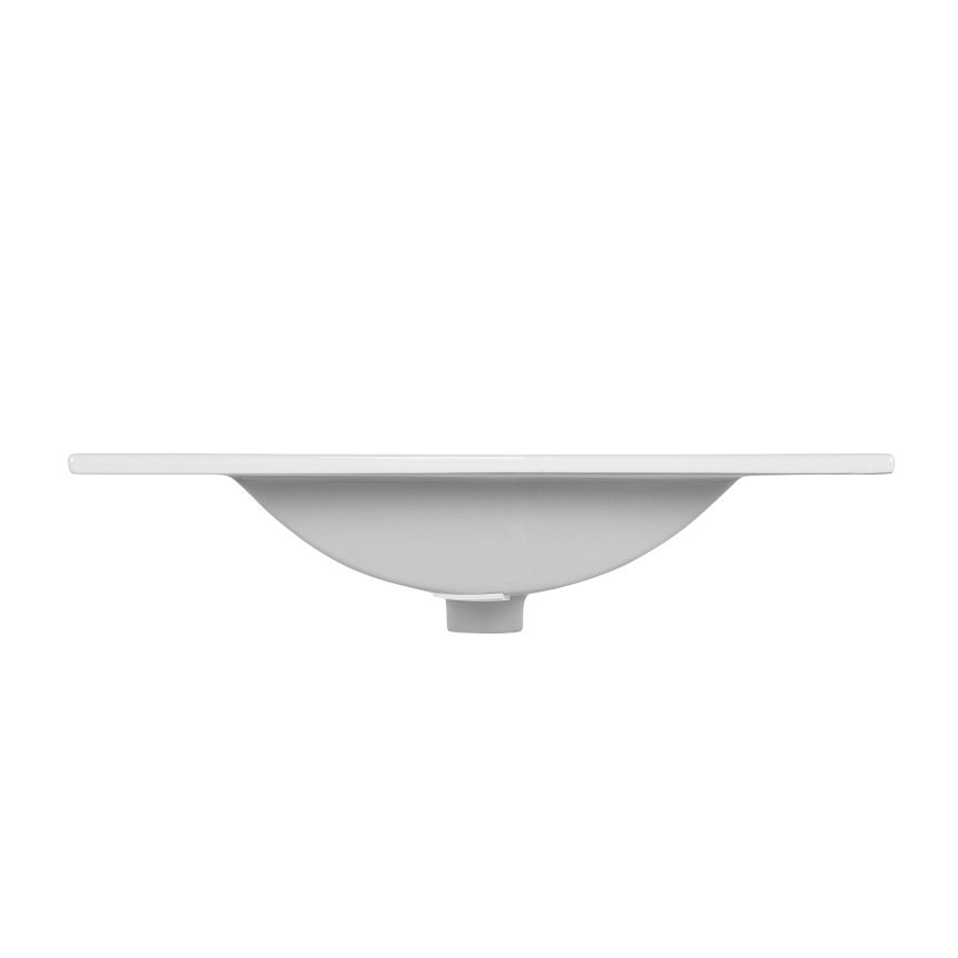 COMAD UM-CFP LAVA 80D - Zápustné umývadlo LAVA 81x46 cm keramika/lesklá biela