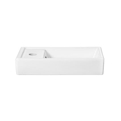 COMAD UM-VEDEA 40 - Umývadlo na dosku VEDEA 40x22 cm keramika/lesklá biela
