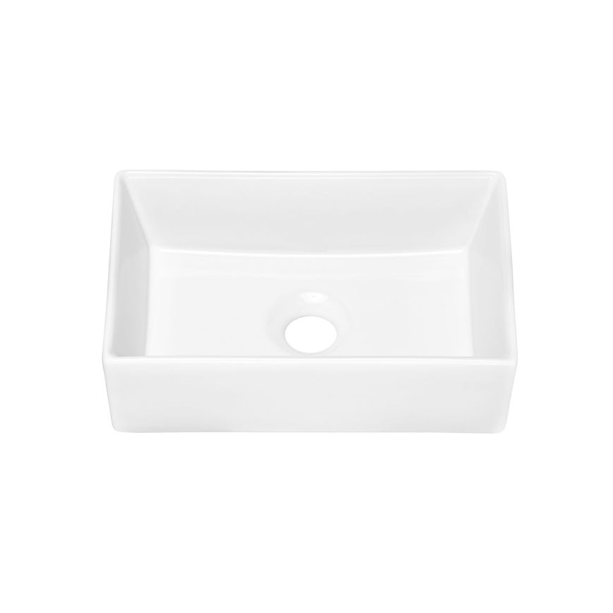 COMAD UN-GAJA35-SW 78570A(35) - Umývadlo na dosku GAJA 35x22 cm keramika/lesklá biela