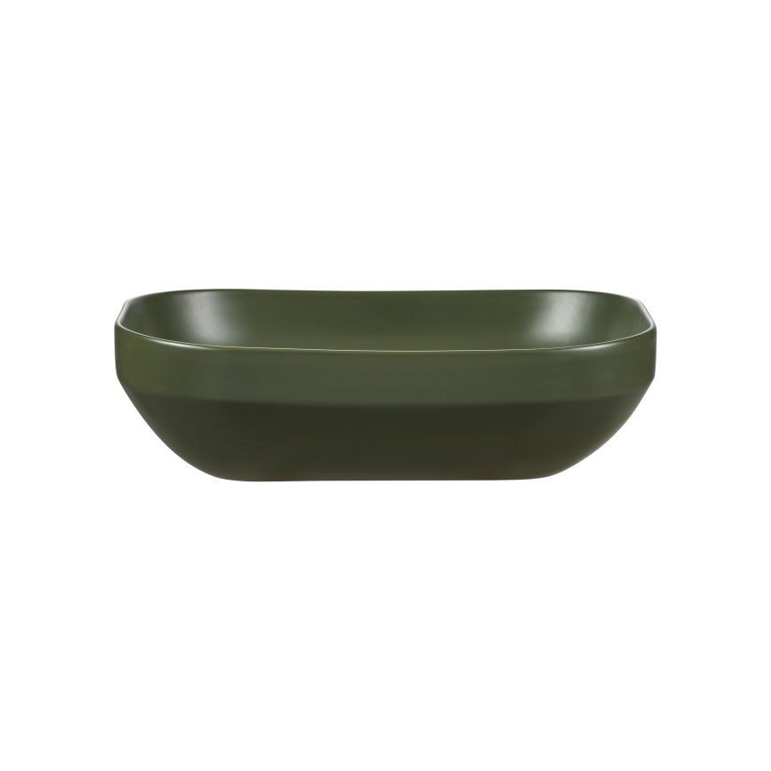 COMAD UN-NELI-MFG - Umývadlo na dosku NELI 50,4x35,2 cm keramika/matná zelená
