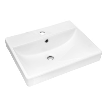 COMAD UN-RITA-GW-50 - Umývadlo na dosku RITA 50x40 cm keramika/lesklá biela