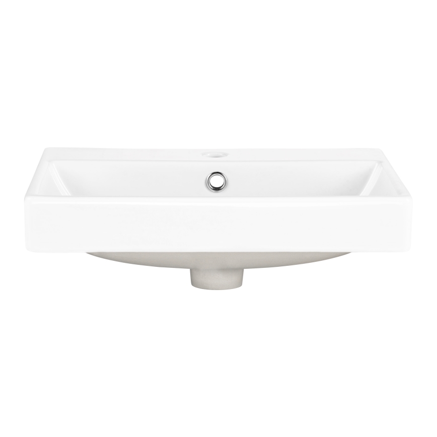COMAD UN-RITA-GW-50 - Umývadlo na dosku RITA 50x40 cm keramika/lesklá biela