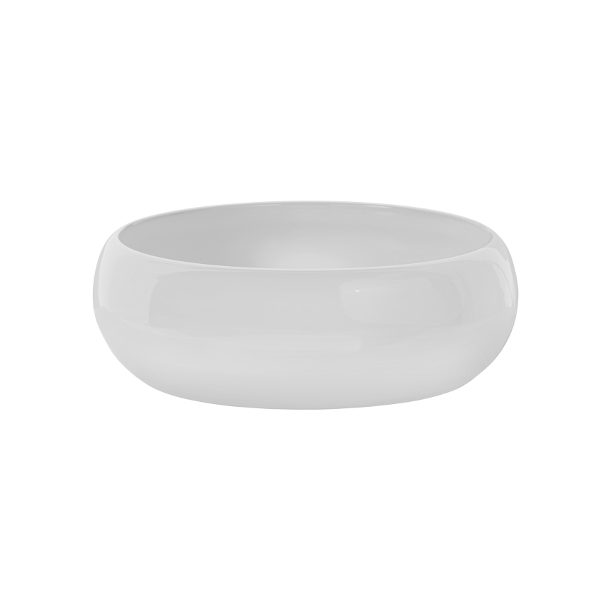 COMAD UN-WIKI-SW - Umývadlo na dosku WIKI pr. 36 cm keramika/lesklá biela