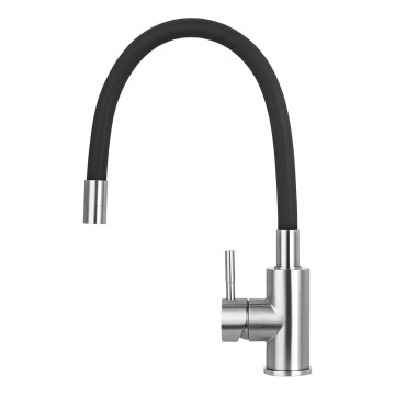 Concept BDC7138 - Drezová batéria s flexibilným ramienkom lesklý chróm/čierna