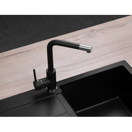 Concept BDG4327BC - Drezová batéria 27,3 cm granit/čierna