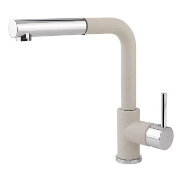 Concept BDG4527BE - Drezová batéria s vysúvateľnou sprškou 26,9 cm granit/béžová